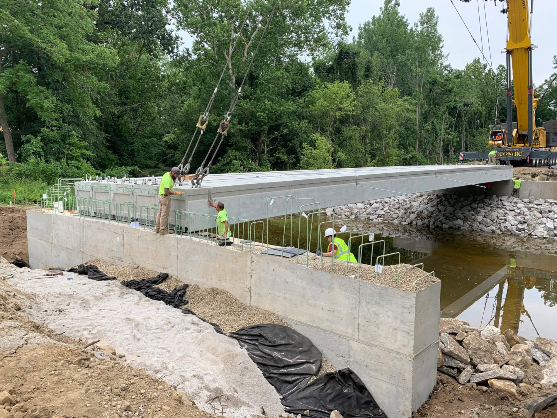 Bader Road Beam Placement