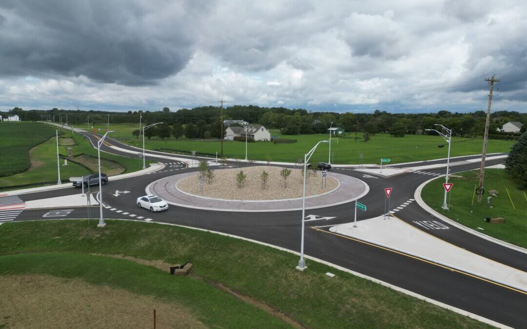 Norton Road at Kropp Road & Grove City Road Roundabout